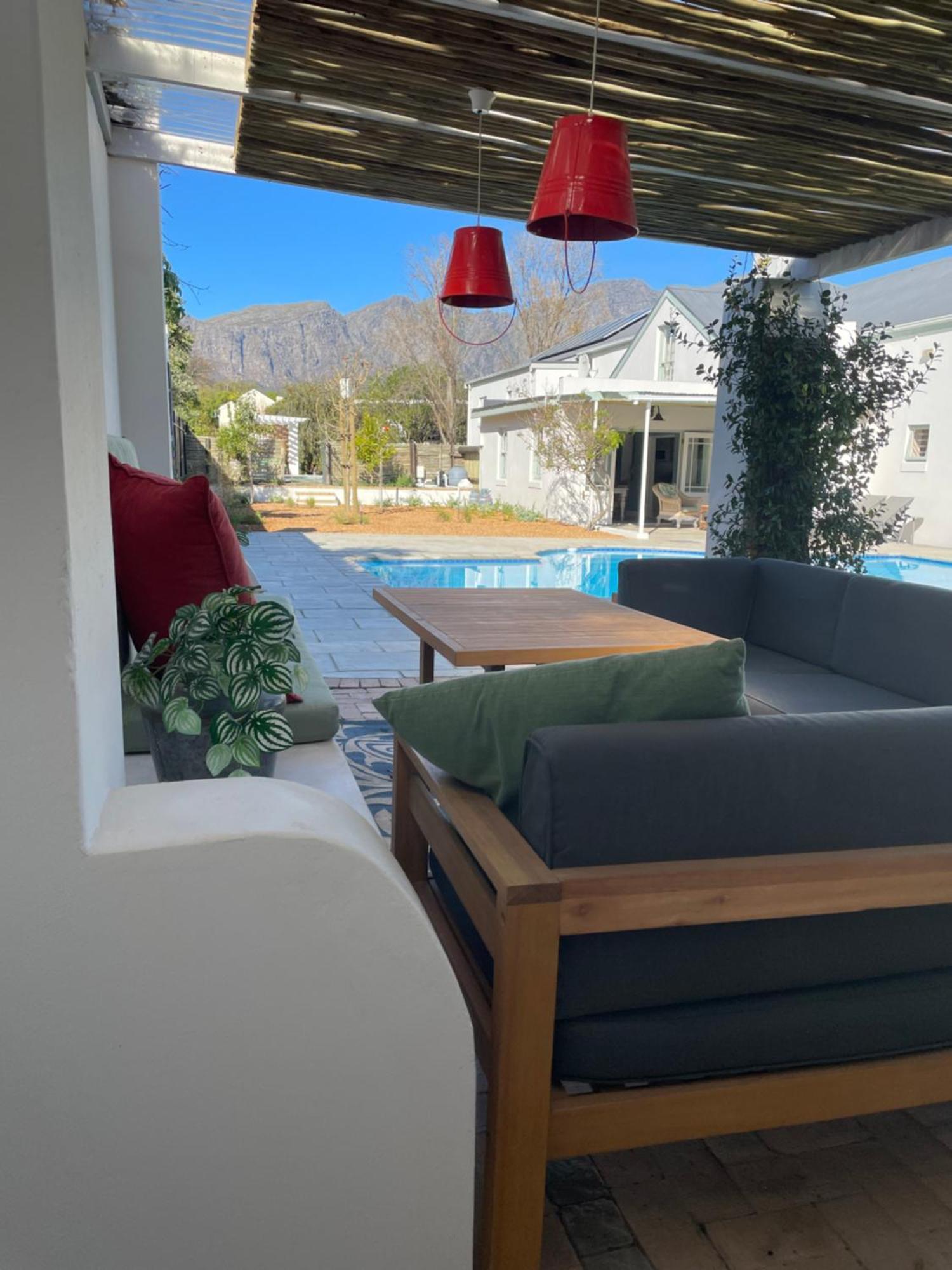 Largest One Bed Apartment & Private Pool In The Hoek Franschhoek Exterior photo